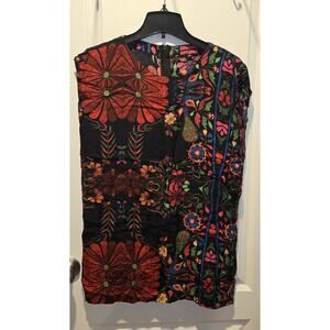 Adriana Antunes sleeveless shirt tunic sz P boho hippie